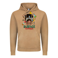 Vintage Camel science teacher afro messy bun Vintage Hoodie - NancyCooperArtShop