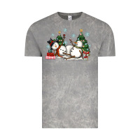 Cloud Rock christmas snowmen with wine Vintage Tee - MaliasSmallBusiness