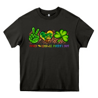Asphalt peace love st patty's day Heavy Core Tee - Artiststas