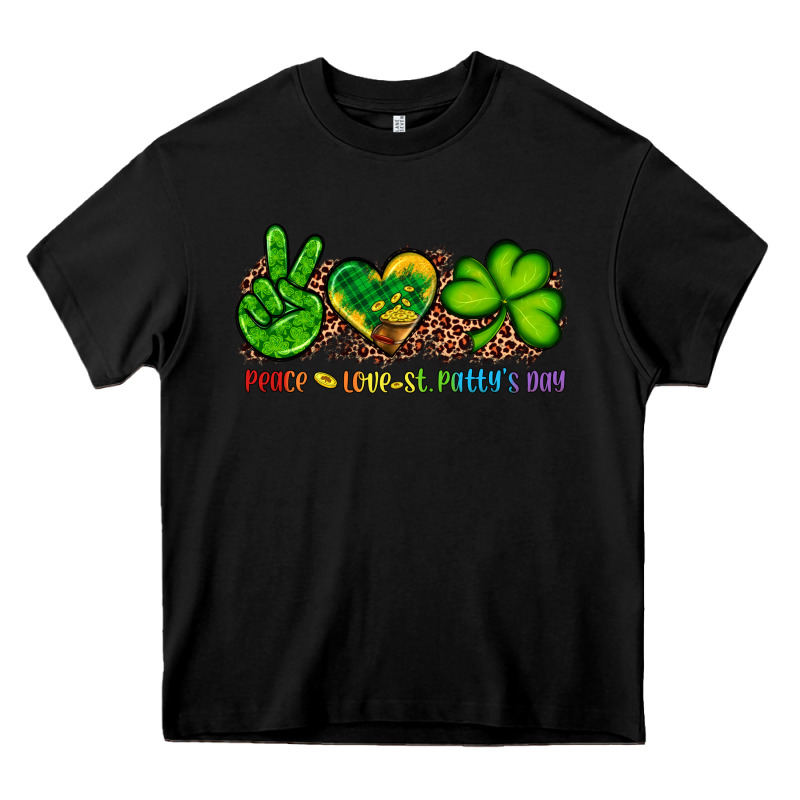 Peace Love St Patty's Day Heavy Core Tee by Artiststas | Teevron