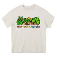 Cream peace love st patty's day Heavy Core Tee - Artiststas