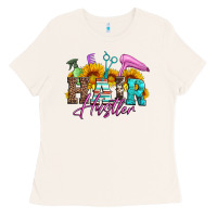 Bone hair hustler hairstylist Ladies Tee - Artiststas