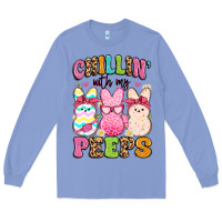 Colony Blue chillin' with my peeps Long Sleeve Tee - Artiststas