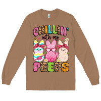 Toasted Coconut chillin' with my peeps Long Sleeve Tee - Artiststas