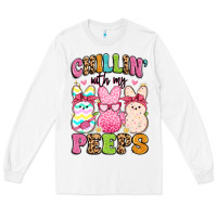 White chillin' with my peeps Long Sleeve Tee - Artiststas