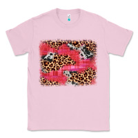 Bubblegum Pink valentine's day cowhide leopard background Classic Tee - JahusDesignShop