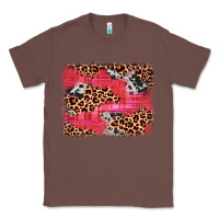 Chestnut valentine's day cowhide leopard background Classic Tee - JahusDesignShop