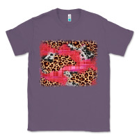 Lavender valentine's day cowhide leopard background Classic Tee - JahusDesignShop
