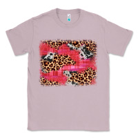Lilac valentine's day cowhide leopard background Classic Tee - JahusDesignShop