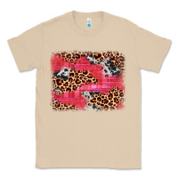 Valentine's Day Cowhide Leopard Background Classic Tee | Teevron