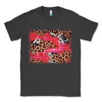 Smoke valentine's day cowhide leopard background Classic Tee - JahusDesignShop