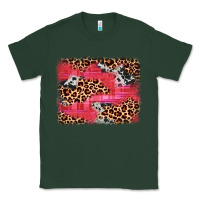 Sports Green valentine's day cowhide leopard background Classic Tee - JahusDesignShop