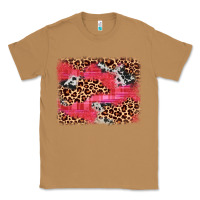 Toasted Coconut valentine's day cowhide leopard background Classic Tee - JahusDesignShop