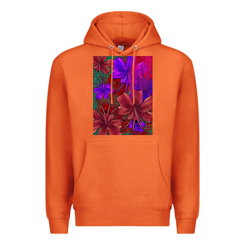Floral Pattern Premium Hoodie by JahusDesignShop | Teevron