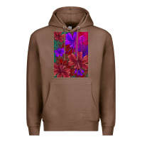 Chestnut floral pattern Premium Hoodie - JahusDesignShop