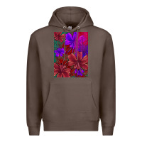 Coffee floral pattern Premium Hoodie - JahusDesignShop