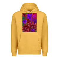 Mustard floral pattern Premium Hoodie - JahusDesignShop
