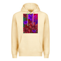 Pina Colada floral pattern Premium Hoodie - JahusDesignShop