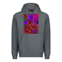 Rock floral pattern Premium Hoodie - JahusDesignShop