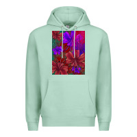 Seafoam floral pattern Premium Hoodie - JahusDesignShop