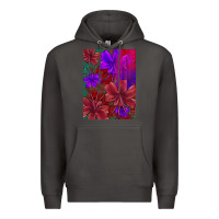 Smoke floral pattern Premium Hoodie - JahusDesignShop