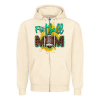 Football Mom Mother's Day Zipper Hoodie | Teevron