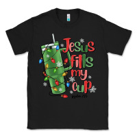 Black jesus fills my cup psalm 25 5 Classic Tee - MaliasSmallBusiness