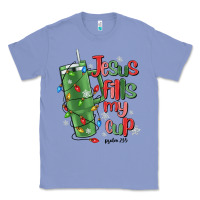 Colony Blue jesus fills my cup psalm 25 5 Classic Tee - MaliasSmallBusiness