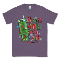 Lavender jesus fills my cup psalm 25 5 Classic Tee - MaliasSmallBusiness