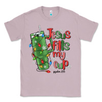 Lilac jesus fills my cup psalm 25 5 Classic Tee - MaliasSmallBusiness