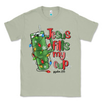 Matcha jesus fills my cup psalm 25 5 Classic Tee - MaliasSmallBusiness