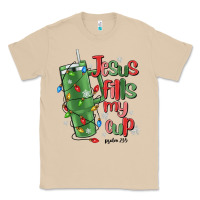 Mushroom jesus fills my cup psalm 25 5 Classic Tee - MaliasSmallBusiness
