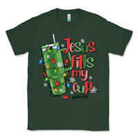 Sports Green jesus fills my cup psalm 25 5 Classic Tee - MaliasSmallBusiness