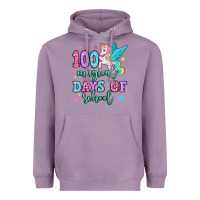 Lavender hundred magical days of school unicorn Heavyweight Hoodie - OliviaCreatesArt