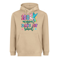 Mushroom hundred magical days of school unicorn Heavyweight Hoodie - OliviaCreatesArt
