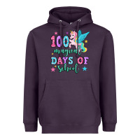 Plum hundred magical days of school unicorn Heavyweight Hoodie - OliviaCreatesArt