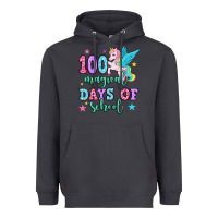 Smoke hundred magical days of school unicorn Heavyweight Hoodie - OliviaCreatesArt