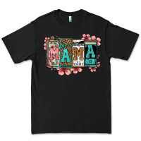 Black license letters floral mama Premium Tee - Jasminsmagicworld