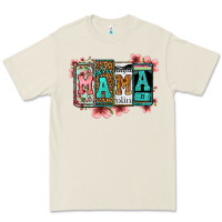 Bone license letters floral mama Premium Tee - Jasminsmagicworld