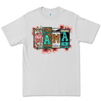 Dove Grey license letters floral mama Premium Tee - Jasminsmagicworld