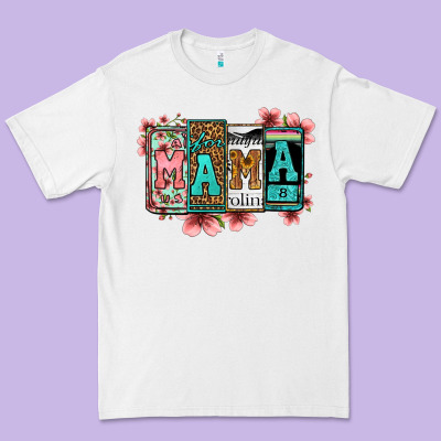 License Letters Floral Mama Premium Tee Designed By Jasminsmagicworld