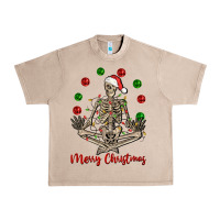 French Oak Merry Christmas skeleton Urban Heavy Tee - NancyCooperArtShop