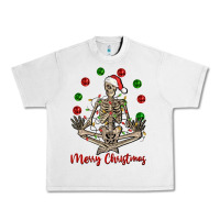 Merry Christmas Skeleton Urban Heavy Tee | Teevron