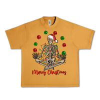 Peanut Butter Merry Christmas skeleton Urban Heavy Tee - NancyCooperArtShop