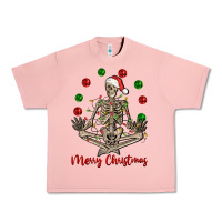 Salmon Merry Christmas skeleton Urban Heavy Tee - NancyCooperArtShop