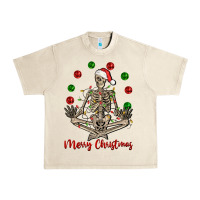 Sandshell Merry Christmas skeleton Urban Heavy Tee - NancyCooperArtShop