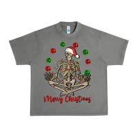 Tornado Merry Christmas skeleton Urban Heavy Tee - NancyCooperArtShop