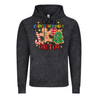 Vintage Black eating christmas cookies for two Vintage Hoodie - MaliasSmallBusiness