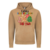 Vintage Camel eating christmas cookies for two Vintage Hoodie - MaliasSmallBusiness