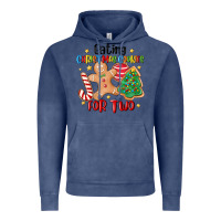 Vintage Denim eating christmas cookies for two Vintage Hoodie - MaliasSmallBusiness